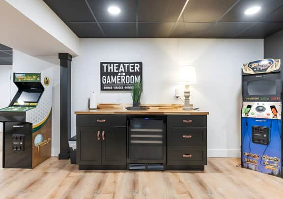 Dockside Dreams Best Game & Movie Room at the Lake